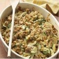 Запеканка с пиле, тиквички и ориз