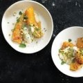 Карамелизиран пъпеш с лек сос
