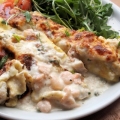 Морски палачинки огретен