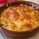 Гювече с картофи и топено сирене