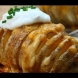 Печени картофи със сметана и кашкавал
