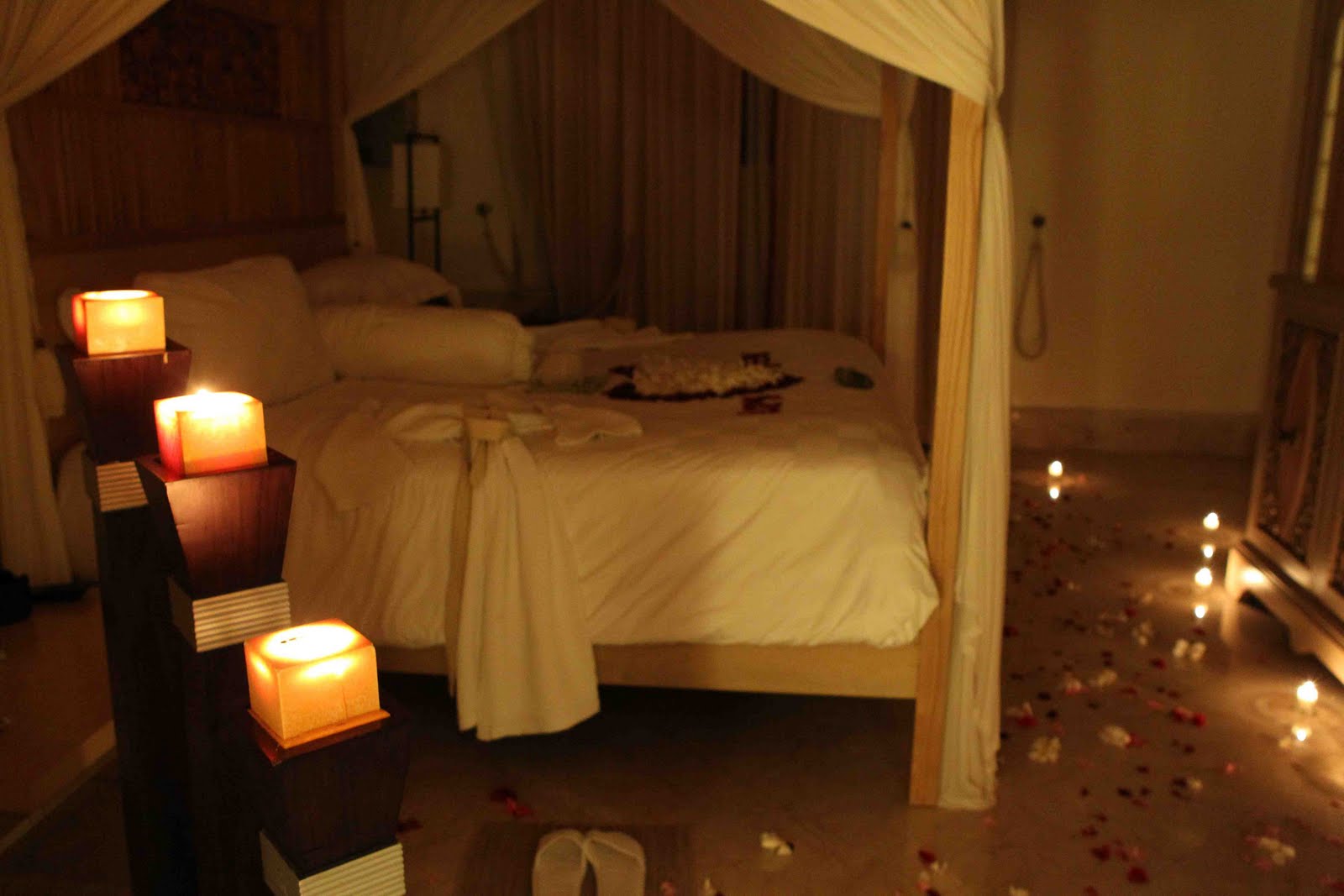 романтична украса на спалня