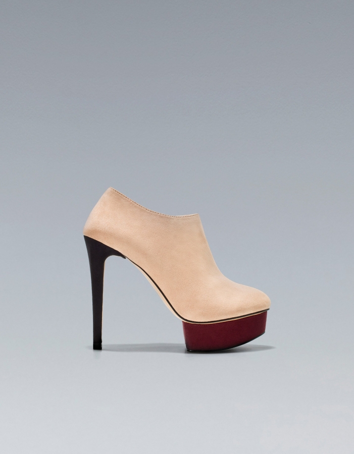 Есенна колекция обувки на Zara за 2012