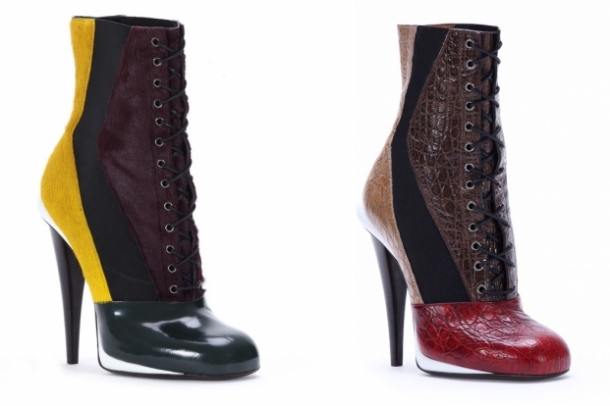колекция обувки на Fendi за 2012