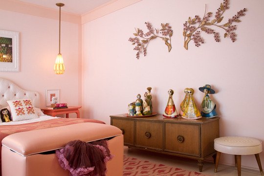 изискана спалня в розово