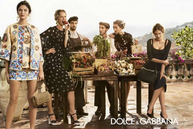 Рекламна кампания пролет/лято 2014 на Dolce Gabbana