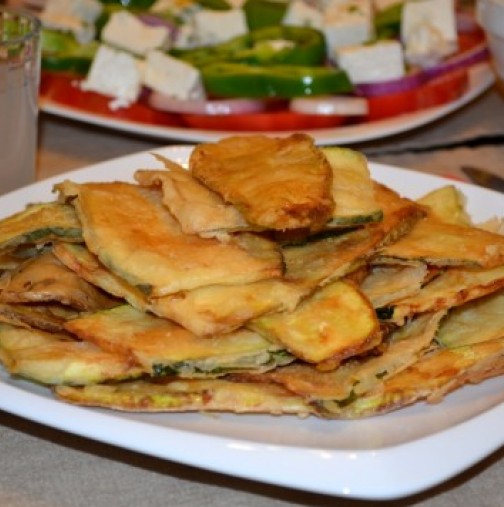 Хрупкави вкусни тиквички по френска рецепта (идеални и за мезе ...