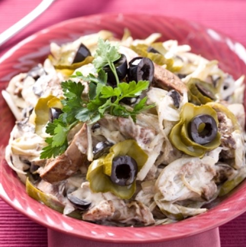 Рецепта за известната и вкусна салата "Мъжки сълзи" - За Жената