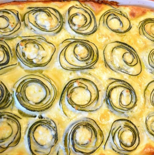 Вкусна запеканка от връткани тиквички със сирене - За Жената
